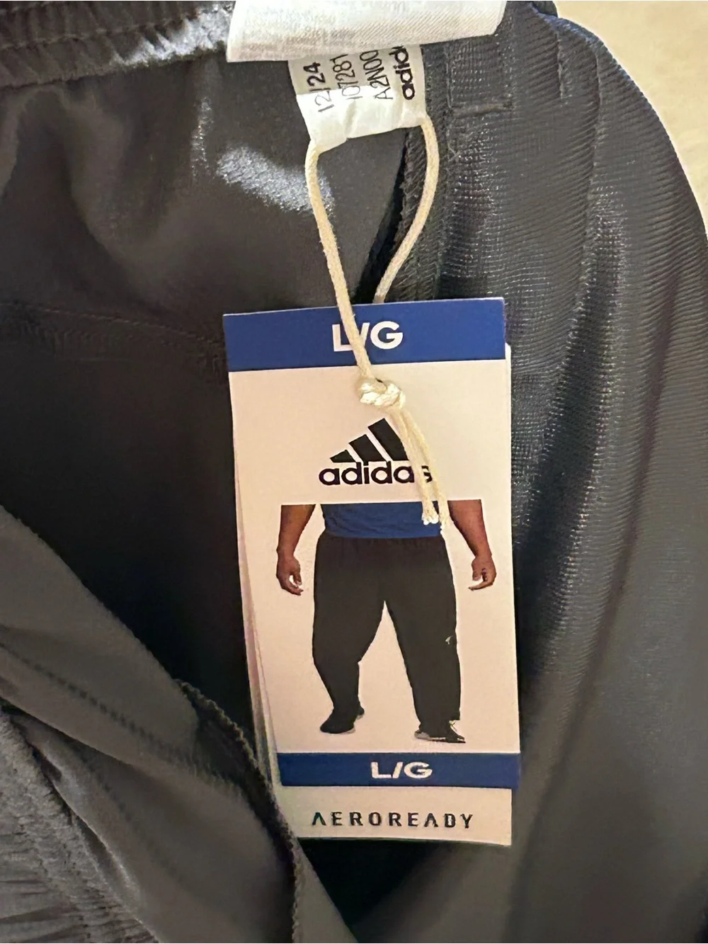 NWT Adidas Aeroready Tapered Leg Full Length Style Training , Large